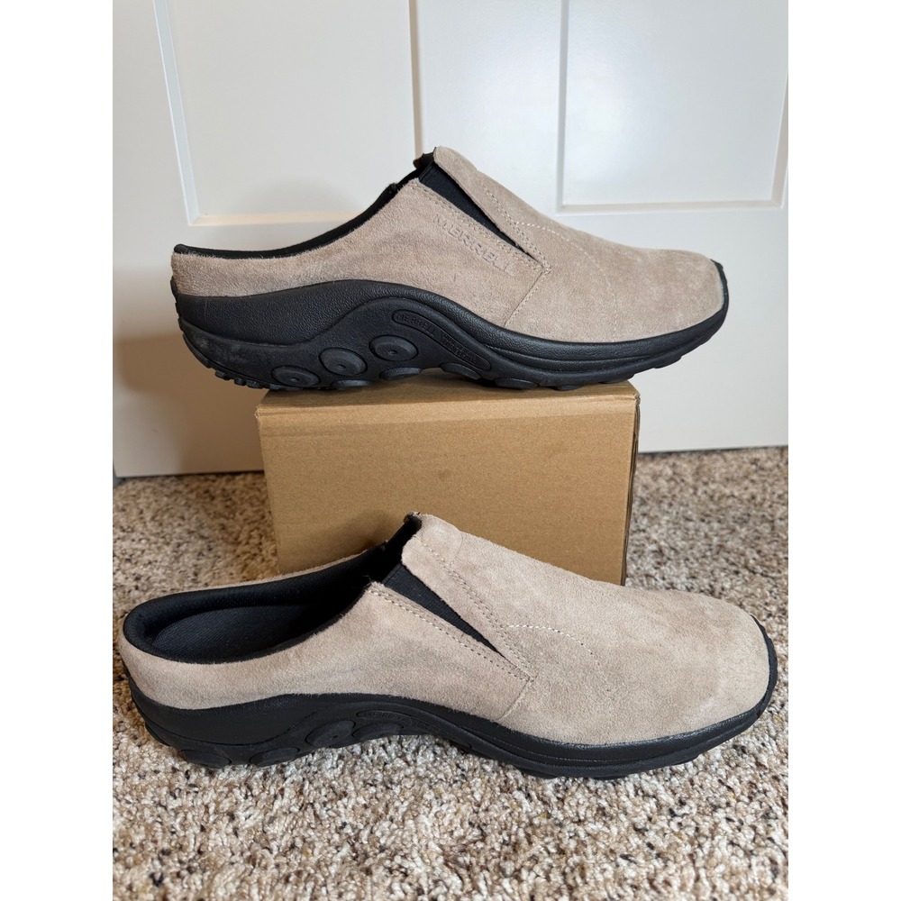 Merrell Encore Gust 2 Mens Tan Suede Slip On Mules Shoes Sixe 13